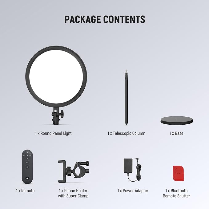 NEEWER Basics 12" 24W Large Ring Light