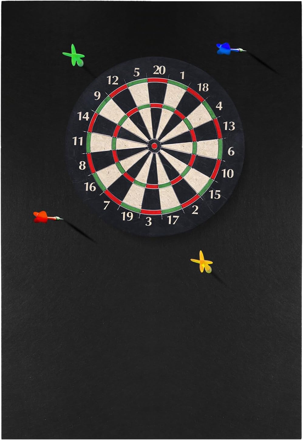Protect Your Walls with Dart Board Wall Protectors - 36" H x 24" W Felt Surround Tiles