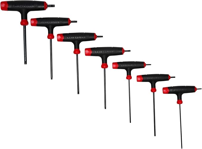 CRAFTSMAN Torx Hex Key Set, 7-Piece, T-Handle (CMHT26018)