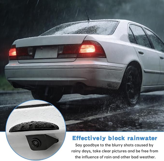 2Pcs Car Rear View Backup Camera Cover, Silicone Car Backup Camera Protective