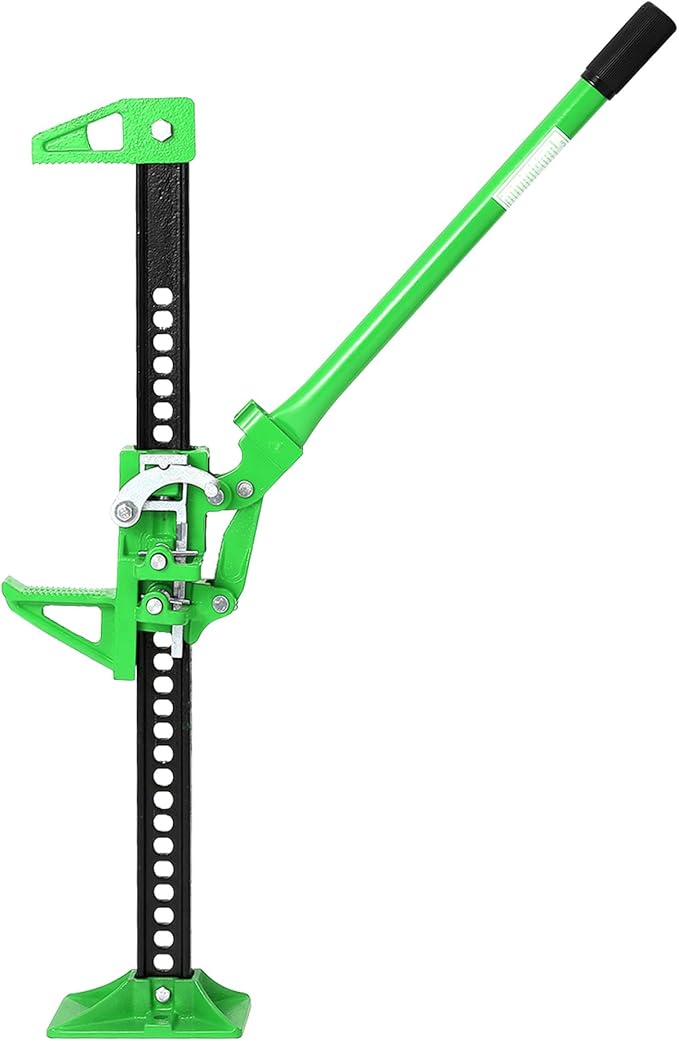 GarveeTech 33" Farm Jack, 3 Ton Capacity Ratcheting Off Road, Utility Heavy-Duty F-arm J-ack for Tractor, Truck, SUV, Lift Height 5.12-25.39 inches