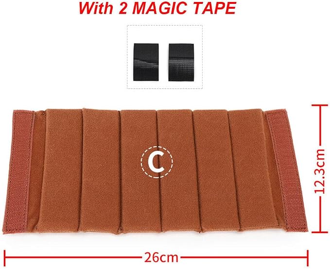 4-Pack Camera Bag Case Insert Partition Divider Separator Pad Protective Lens