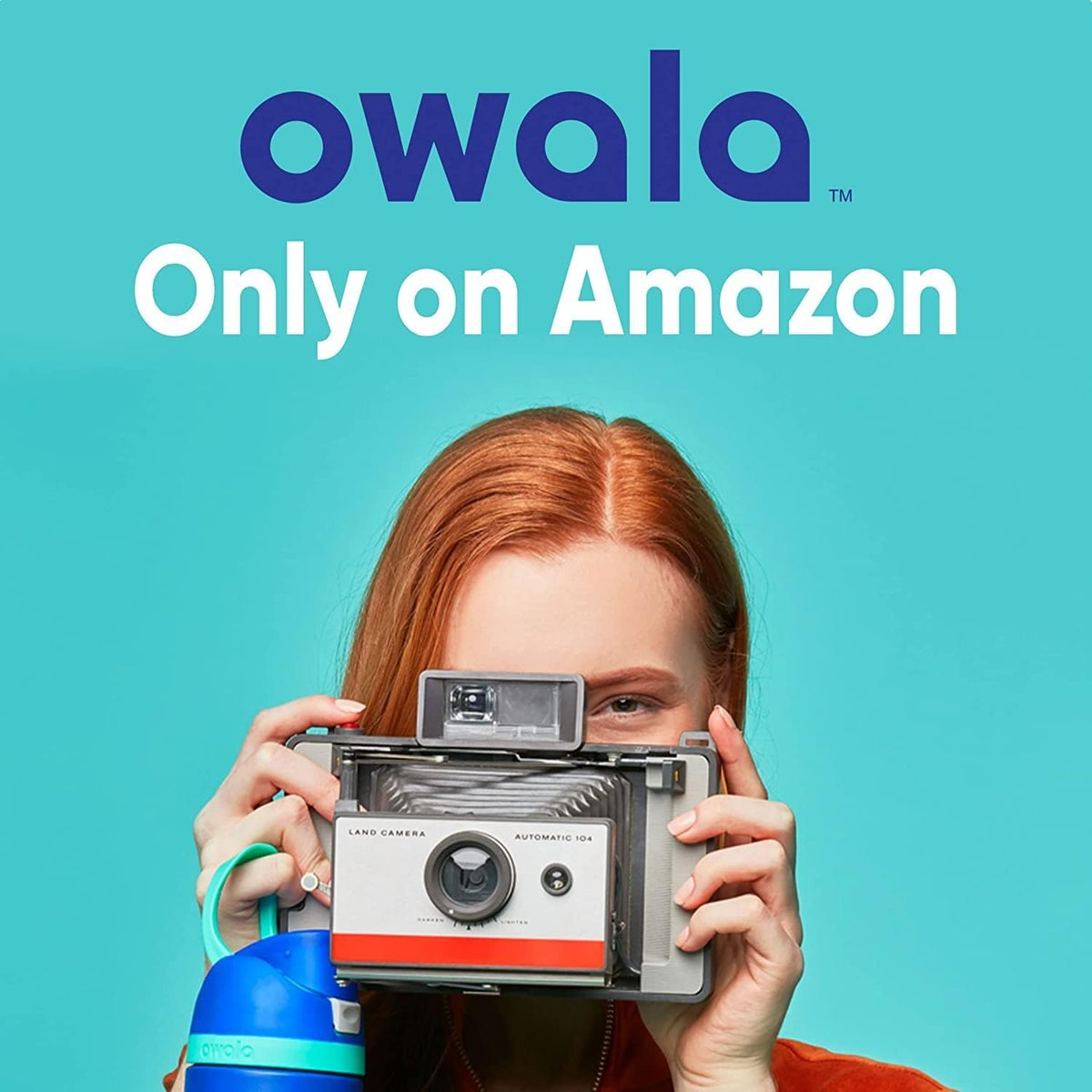 Owala FreeSip Insulated Stainless Steel Water Bottle - BPA-Free, 32 oz, Iced Breeze | Perfect for Sports & Travel