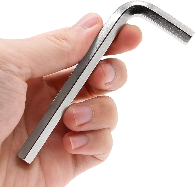 Piutouyar 8mm Hex Key Allen Key L Shaped Wrench Set (5Pcs) for Bike & Furniture Repair
