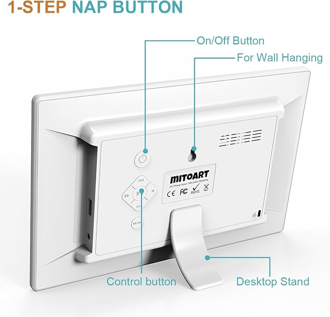 10.1 Inch Digital Alarm Clock