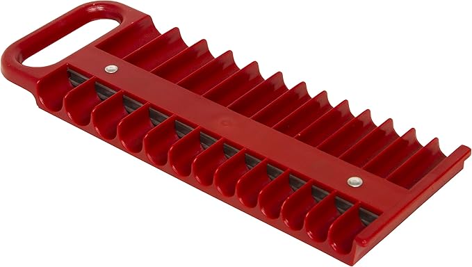 Lisle 40120 1/4” Magnetic Socket Holder Red
