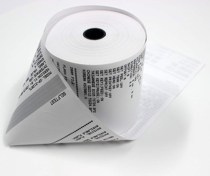 3 1/8 x 230 Thermal Paper Receipt Rolls fits all Clover POS Cash Register