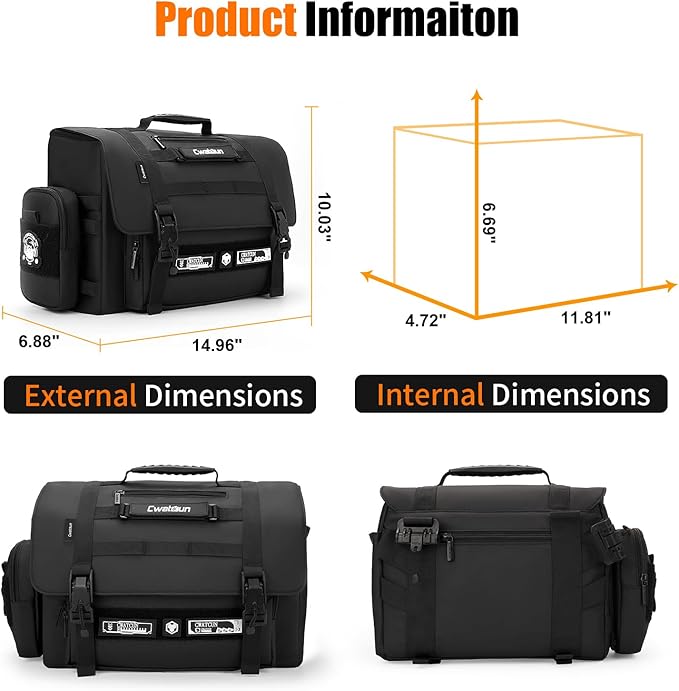 Cwatcun Camera Sling Bag, Waterproof Multifunction Photography Tactica Camera