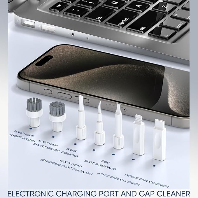 Multifunctional Electronic Cleaning Kit, Keyboard Brush, Screen Spray Wiper