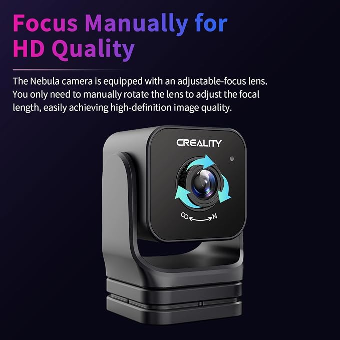 Creality Official Nebula Camera, 3D Printer Camera Night Vision Function