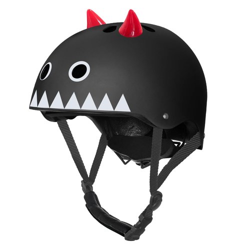 Nattork Kid's Bicycle Helmet for Girls or Boys Adjustable Size Muti-Sports Helmet for Skateboard Roller Skates with Cute Style for Children Black