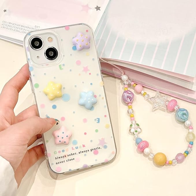 2 Pcs Phone Charm Strap Hand for iPhone Wrist Strap Camera Lanyard Pearl Beaded