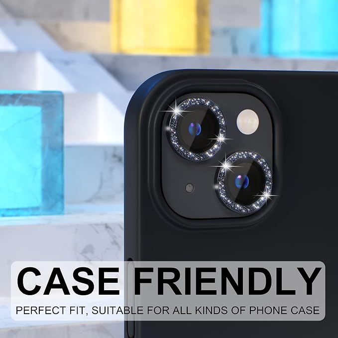 Choiche Compatible for iPhone 14 /iPhone 14 Plus Camera Lens Protector Bling
