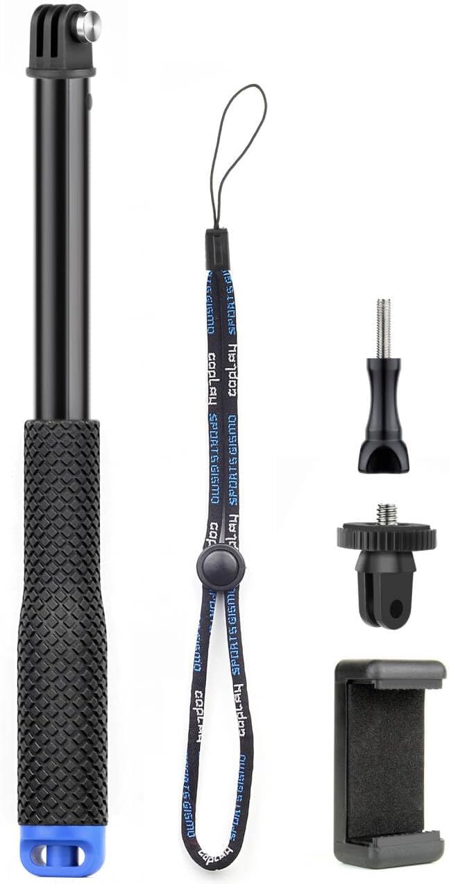 GEPULY 46''Alumium Waterproof Selfie Stick
