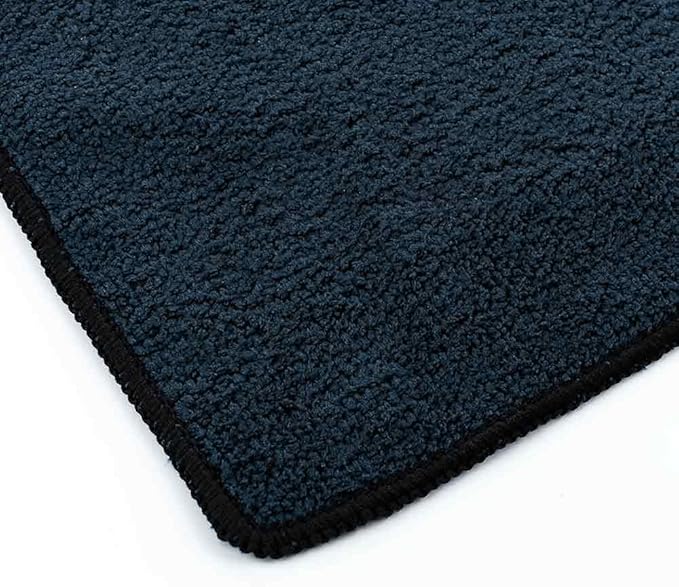 The Rag Company - Sport & Workout Towel - Gym, Exercise, Fitness, Spa, Ultra Soft, Super Absorbent, Fast Drying Premium Microfiber, 320gsm, 16in x 27in, Midnight (3-Pack)
