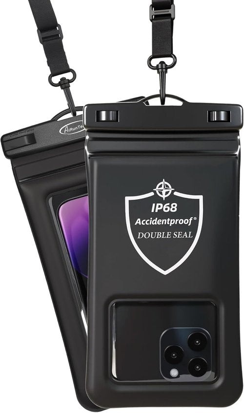 AiRunTech Waterproof Phone Pouch - Essential Protector for iPhone, Passport & Money | Ideal for Kayaking & Boating