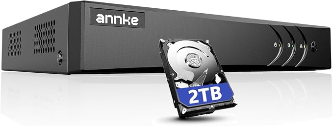 ANNKE 3K Lite 8CH Digital Video Recorder, H.265+ Hybrid 5-in-1 DVR
