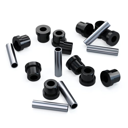10L0L Golf Cart Spring Bushing Kit for Club Car DS (1981-Up) and EZGO TXT/Medalist 1994-up - Front Rear Leaf Spring Bushing with Sleeve Kits 70289-G02/70291-G01/1012303/1015583