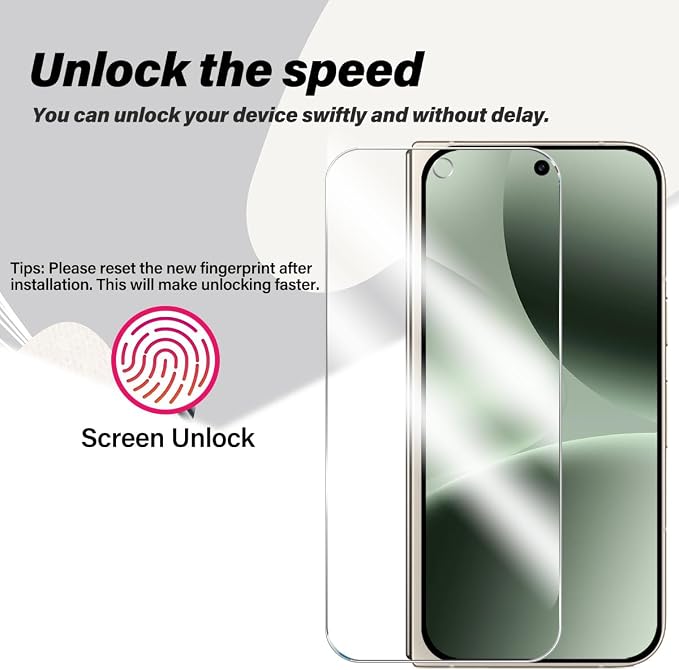 BIGFACE for Pixel 10 Pro Fold Tempered Glass Screen Protector + Camera Lens