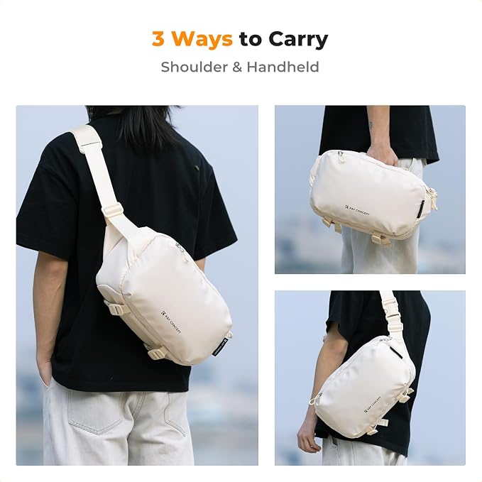 K&F CONCEPT Camera Sling Bag Crossbody Bag Waterproof Camera Shoulder Backpack