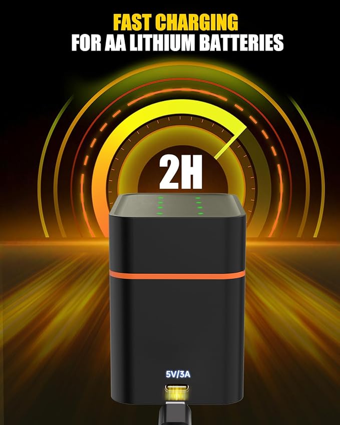 Rechargeable AA Lithium Batteries