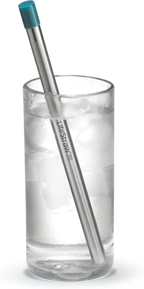 LifeStraw Sip - Reusable Stainless Steel Water Filter Straw for Clean Drinking | Eco-Friendly Design