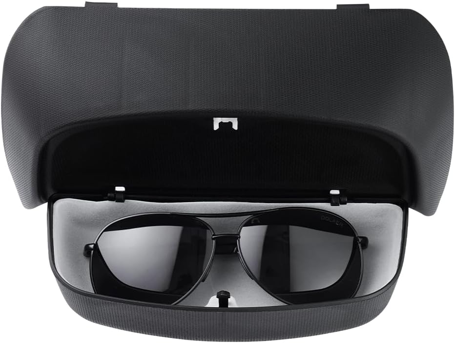 Karltys Corolla Cross Sunglasses Organizer for Toyota Corolla Cross 2022-2025 2026/ Corolla 2020-2025 2026 with Sunroof Car Glasses Holder Storage Organizer Accessories (Black)