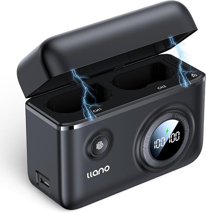 llano CS2 EN-EL15c EN-EL15b Camera Battery Charger