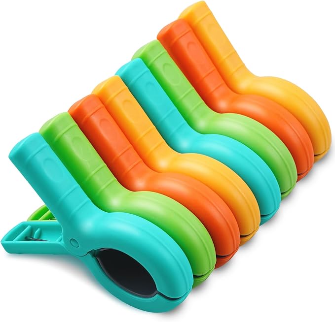 Towel Clips for Beach Chairs, 8 Pack Large Beach Towel Clips for Pool Chairs