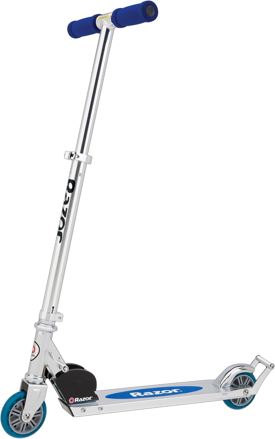 Razor AW Kick Scooter for Kids - Lightweight, Foldable Design with Wheelie Bar & Adjustable Handlebars