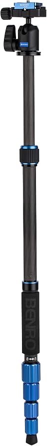 Benro Slim Travel FSL09CN00 Carbon Fiber Tripod Kit – Lightweight 5-Section