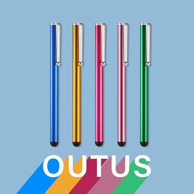 Outus 130 Pcs Stylus Pens Bulk for Touchscreens, Universal Capacitive Stylus