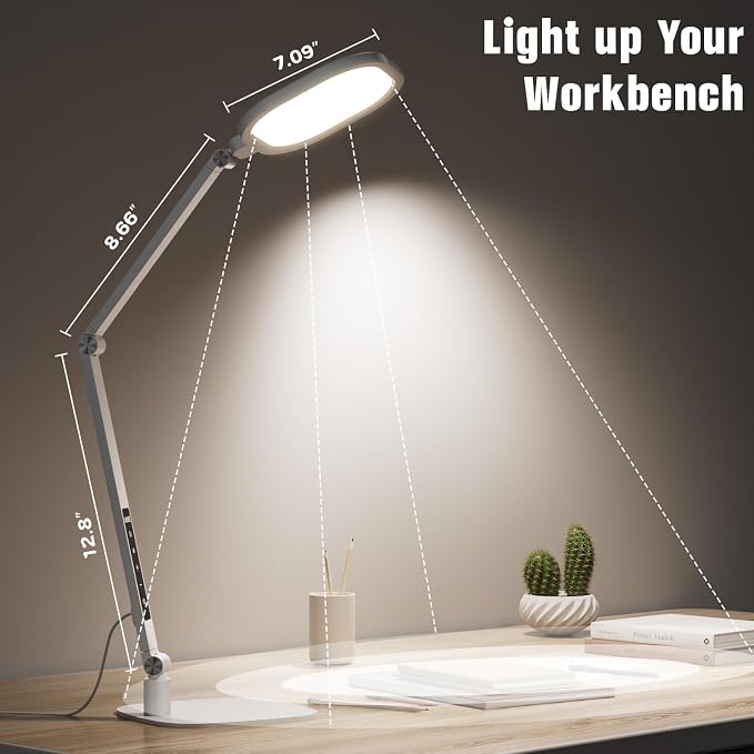 LitONES LED Desk Lamp for Home Office, 15W Desk Light