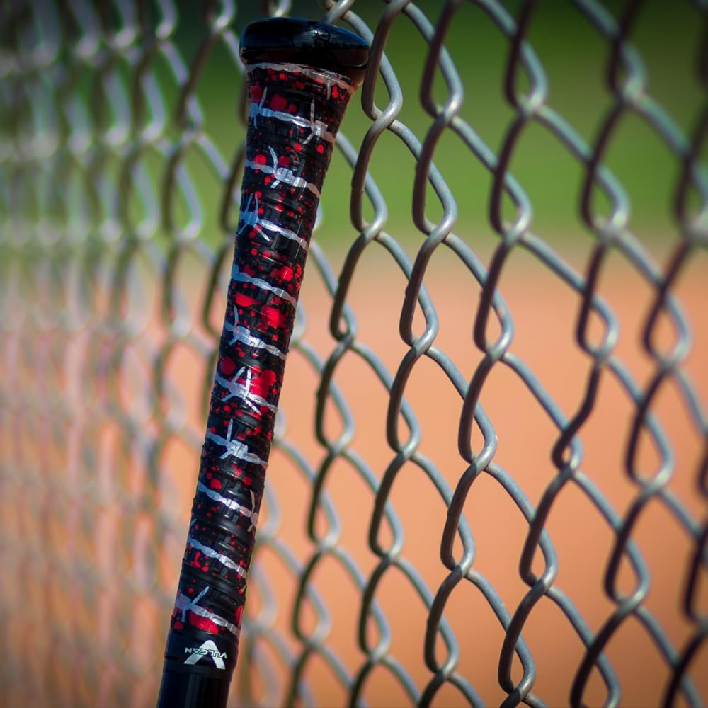 Vulcan Bat Grip - 0.50mm/1.00mm/1.75mm | Ideal for Baseball & Softball | Multiple Colors Available