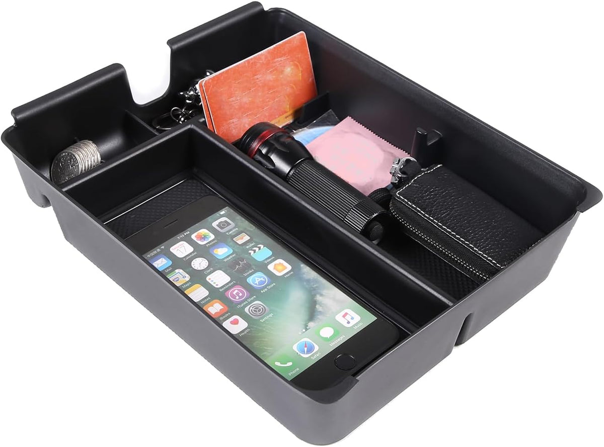 Center Console Organizer Compatible with Honda Pilot 2023-2026 / Ridgeline 2024-2025 / Passport 2024-2026, Central Control Armrest Storage Box Insert Secondary Organizer Tray Accessories