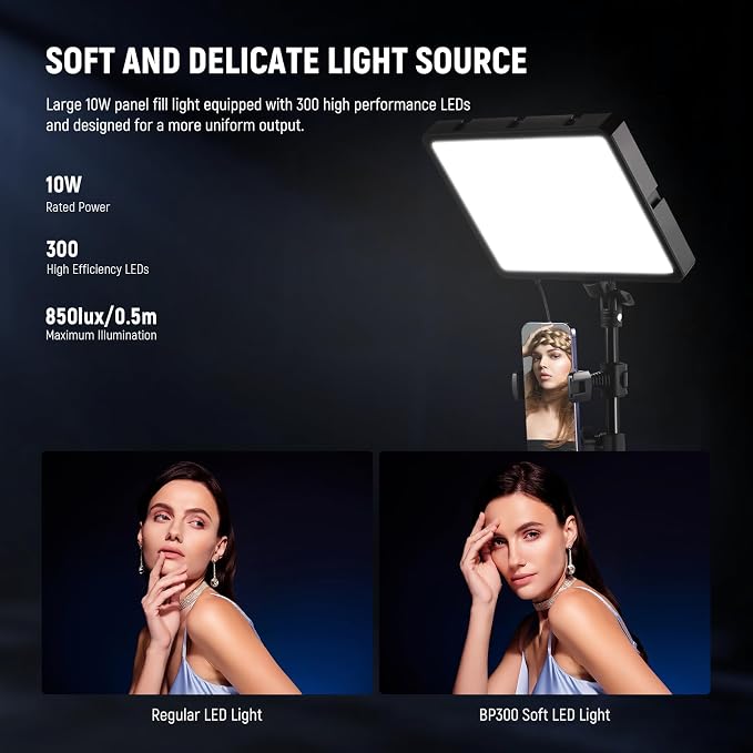 NEEWER Basics LED Video Panel Light, Studio Lighting Kit
