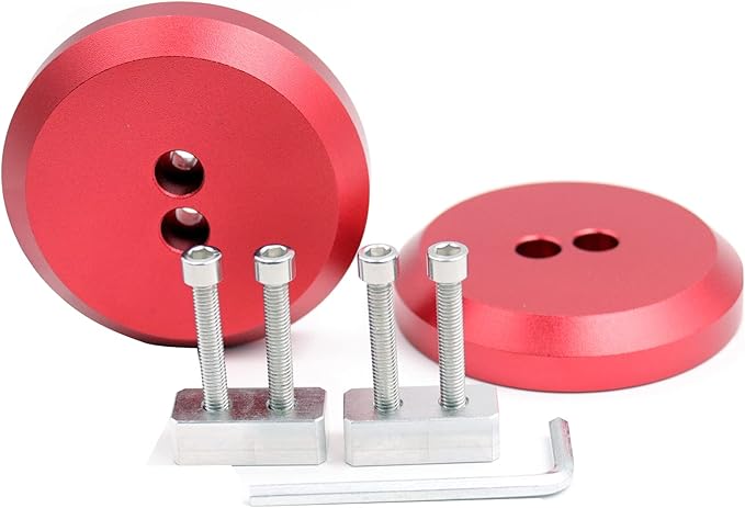 Upgrade Jack Pad Adapter Billet/Floor Jack Billet fit for C7 C6 and C5 Corvettes and Most Porsche's - Anodized Aluminum Premium Bolt on Jack Points