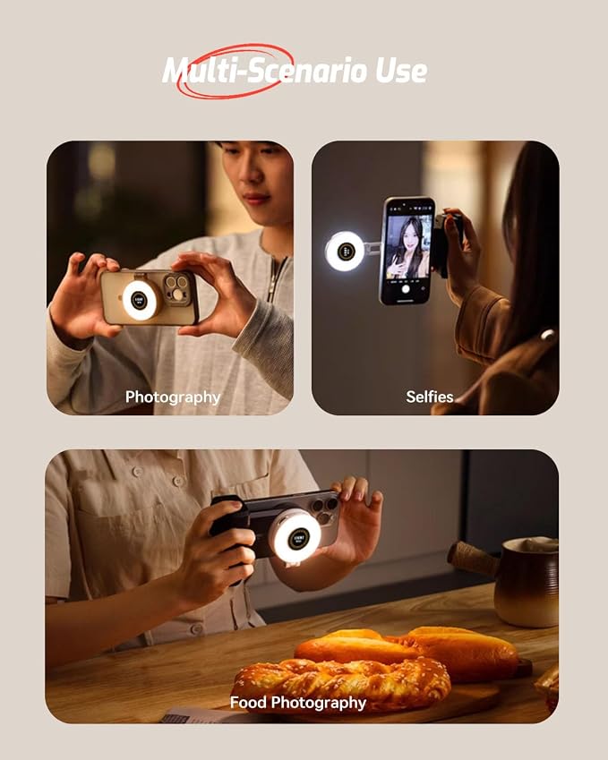 Magnetic Portable Selfie Light for iPhone