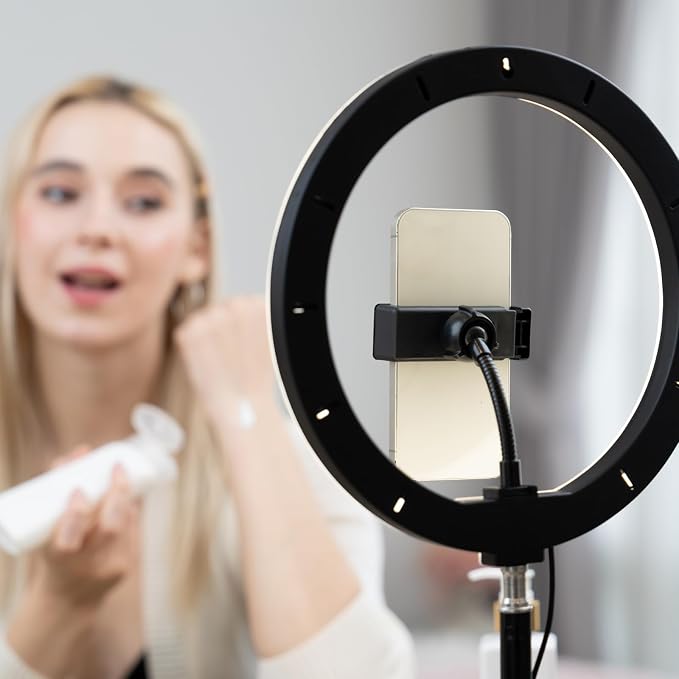 Universal Phone Holder for Ring Light, Ring Light Phone Holder 1/4" and Hot