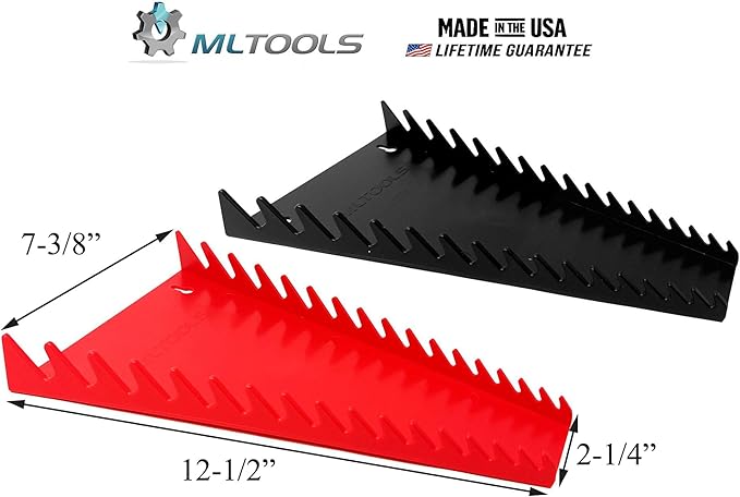 MLTOOLS 16-Tool Standard Wrench Organizer (Red x 1)