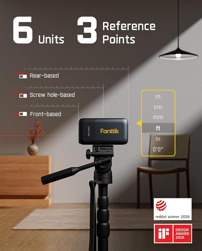 Fanttik A10 Apex 3-in-1 Digital Laser Tape Measure