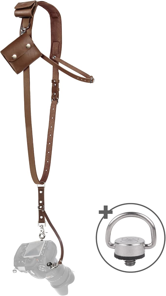 C Coiro Leather Camera Strap Crossbody