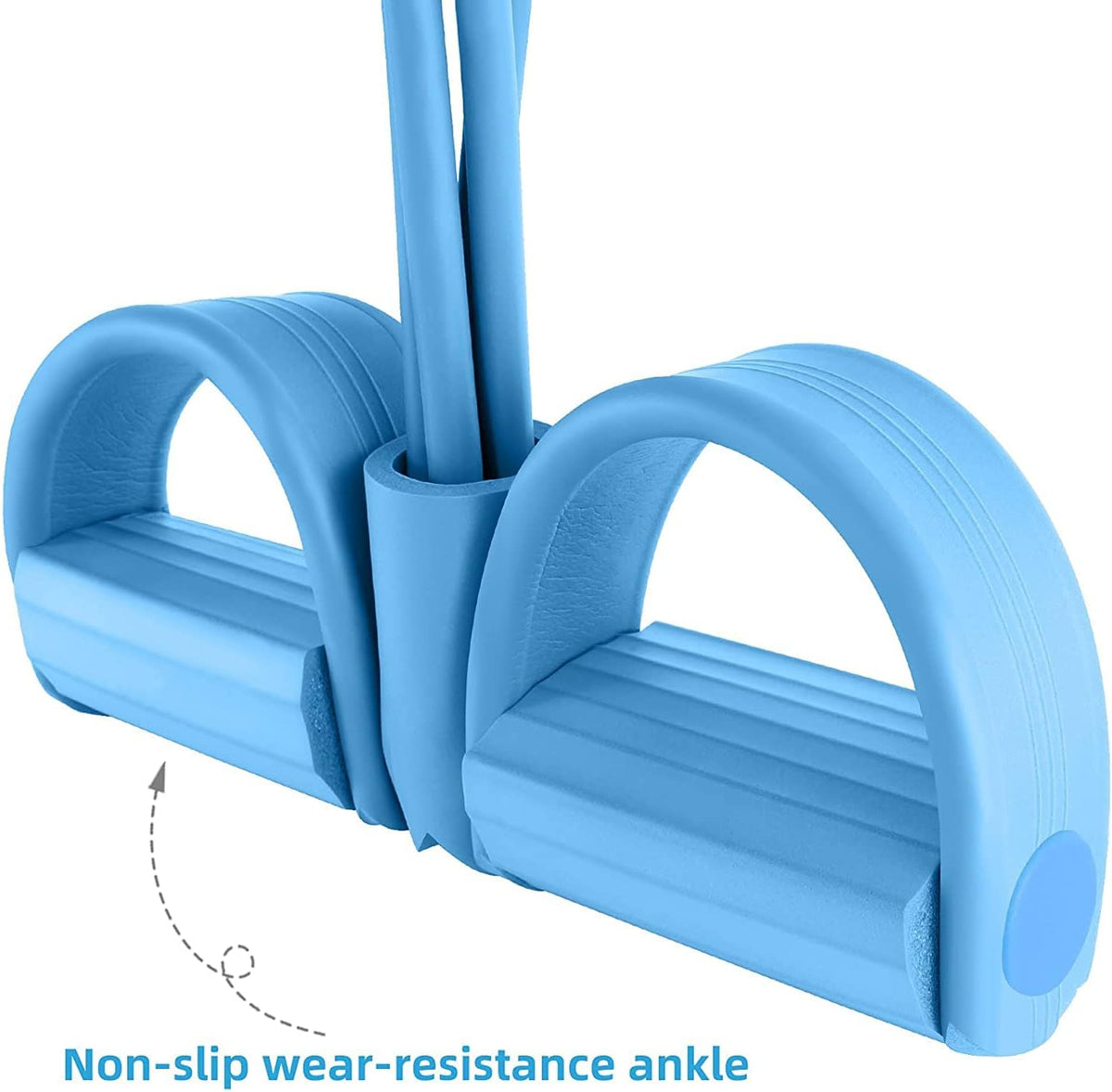 Skiennix Multi-Function Tension Rope - 4 Tube Resistance Bands with Handles for Home Gym Workouts