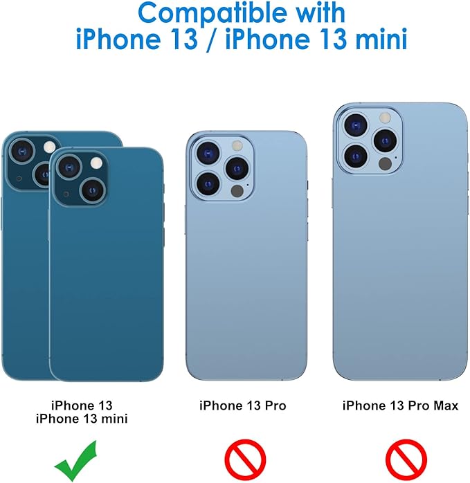 JETech Camera Lens Protector for iPhone 13 6.1-Inch and iPhone 13 mini 5.4-Inch