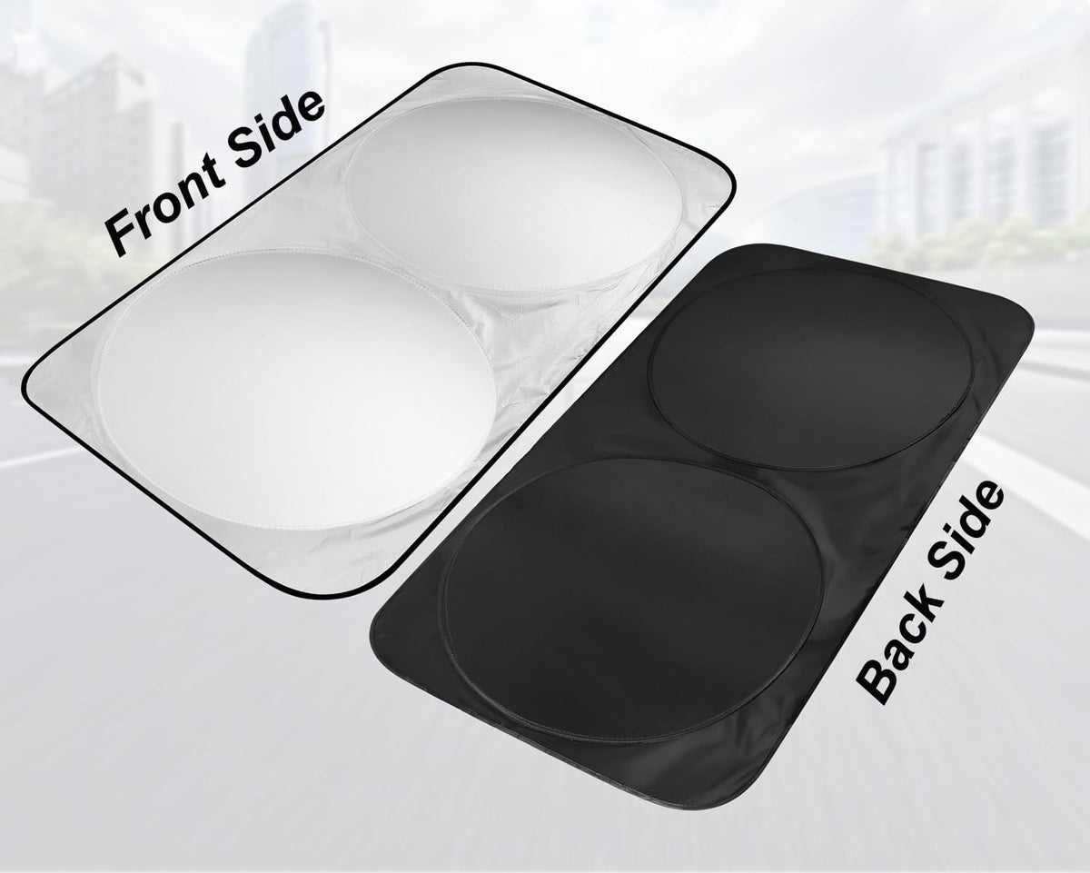 XHRING Windshield Sun Shade for Mercedes Benz C C300 A B E E350 GLA GLB 250 CLA CLK Class Accessories, Car Front Window Sunshade Sun Visor Shield for Mercedes Benz Maybach GLS600 GLA250