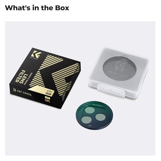K&F CONCEPT FA301 Snap-On CPL Filter