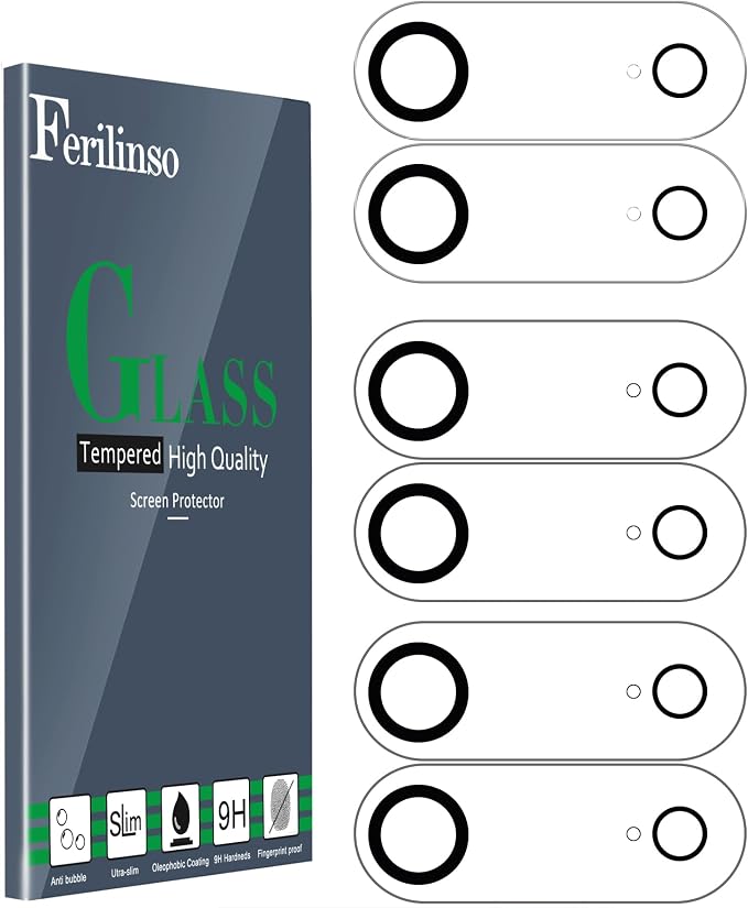 Ferilinso 6 Pack Camera Lens Protector