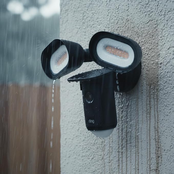 Holicfun Sun and Rain Visor for Ring Floodlight Cam Pro, protective shade cover