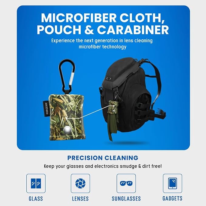 Microfiber Cloth & Glasses Wipes Lens & Glasses Cleaning Cloth