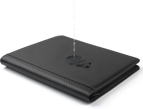 GERMUN Trading Card Binder - Premium 12 Pocket Album for 720 Cards | Double-Sided, Carbon Black
